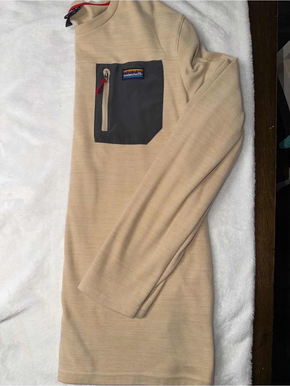 Avalanche Beige pull over with  Chest Pocket